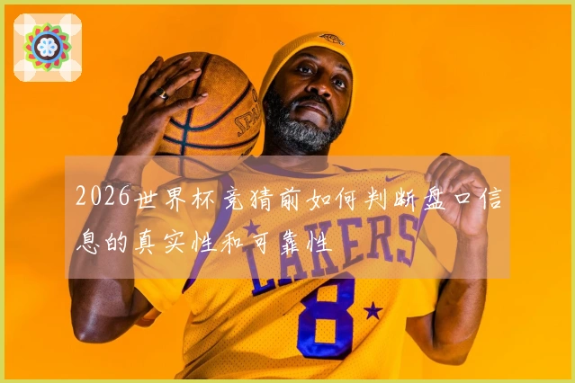 2026世界杯竞猜前如何判断盘口信息的真实性和可靠性